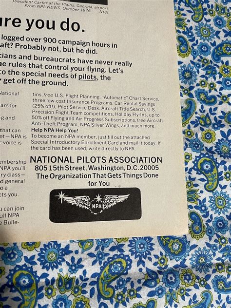 national pilots association.